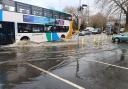 The flooding on Botley Road earlier this year.