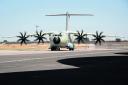 The first RAF A400M Atlas undergoes ground tests in Spain. Picture: Airbus Defence & Space