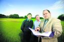Cllr Tim Emptage, leader of the Lib Dem group at Cherwell  District Council, Cllr Maurice Billington and parish councillor Andrew Hornsby-Smith are relieved the £3m superdump looks likely to be scrapped
