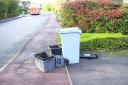 Chris Roger took this picture of his recycling boxes left obstructing the pavement outside his home after a collection last year