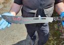 An example of a zombie knife discovered in Lancashire in 2022 (file photo).