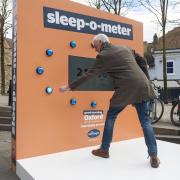 Silentnight held an event in Oxford to see how tired people were