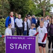 The start of the six-mile route at The Pace Big Walk