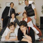 CADS' production of Move Over Mrs Markham in 1988 with David Court, Cliff Gadsby, Glena Horn, Pam Bradley, Olive Woods and Paul Curtis