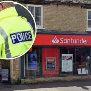 Santander bank on the High Street in Witney