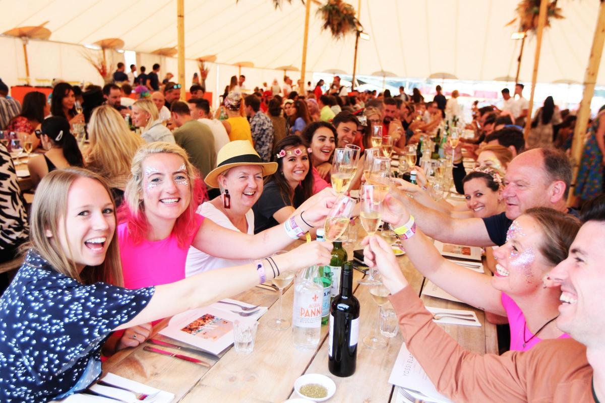 Dining under canvas is a treat at Wilderness Festival