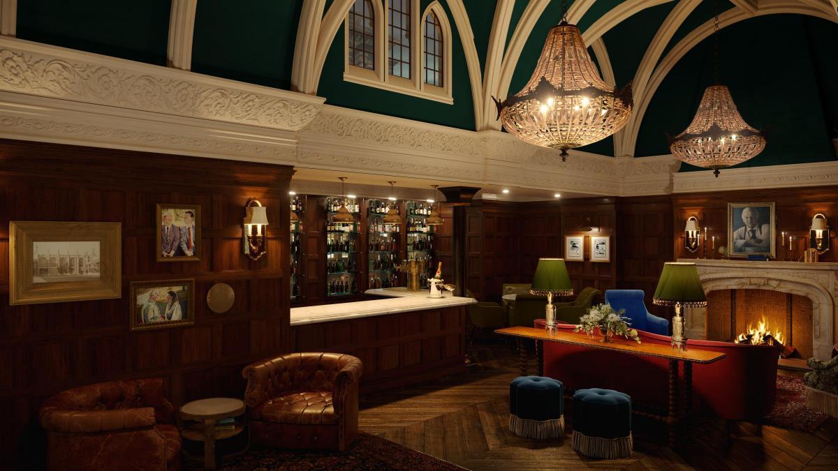 An artists impression of the Randolph Hotels Morse Bar Picture: Graduate Hotels