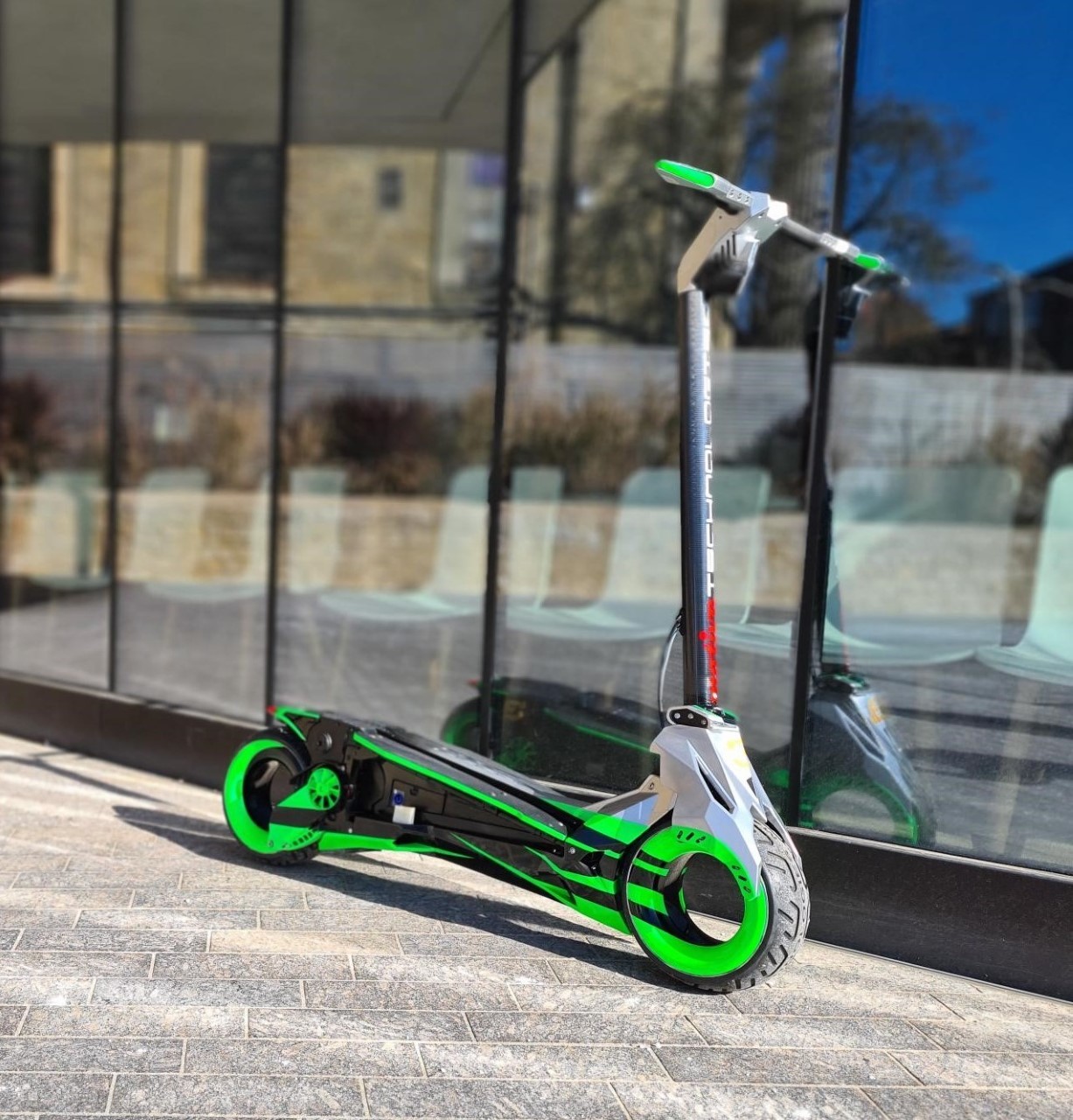 The stolen electric scooter