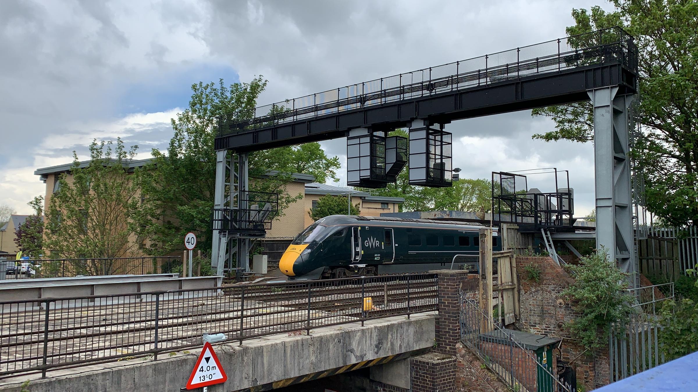A train at Oxford station. Picture: Network Rail