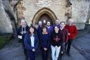 Bellringers at St Edburg's Church in Bicester