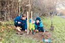 The children will now look after the trees for two years