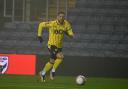 Oxford United winger Marcus Browne on the ball against Grimsby Town