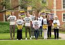 Protesters marched through Oxford to raise awareness of Johan's plight.