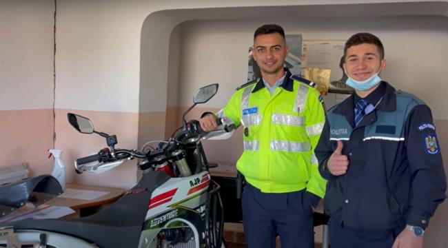 Kelston Chorley's motorcyle was recovered by police in Romania after it was stolen from his garage in Oxford