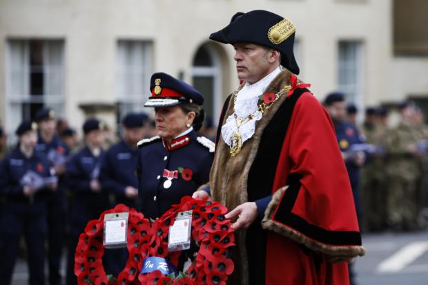 thisisoxfordshire: Remembrance Sunday, St Giles, Oxford.14/11/2021Picture by Ed Nix