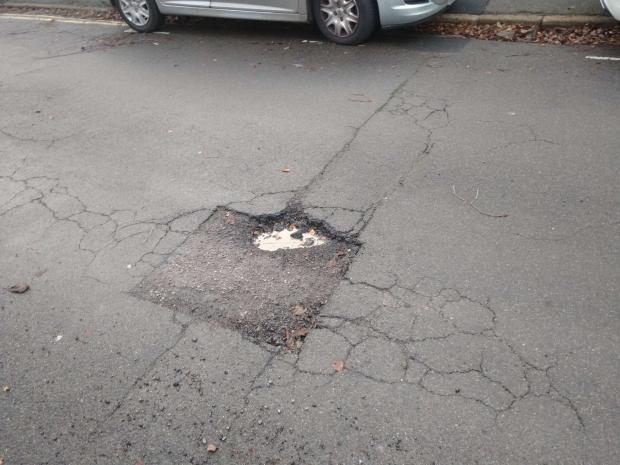 thisisoxfordshire: Pothole in Stapleton Road