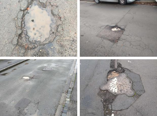 33 of the worst potholes in Oxford this past month
