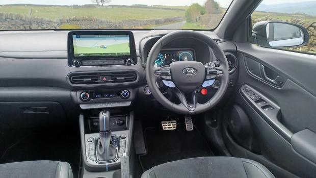 thisisoxfordshire: The Kona N's sporty interior is also appealing 