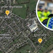 There have been two burglaries in a village north  of Burford.