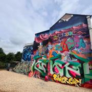 The mural in Banbury is completed